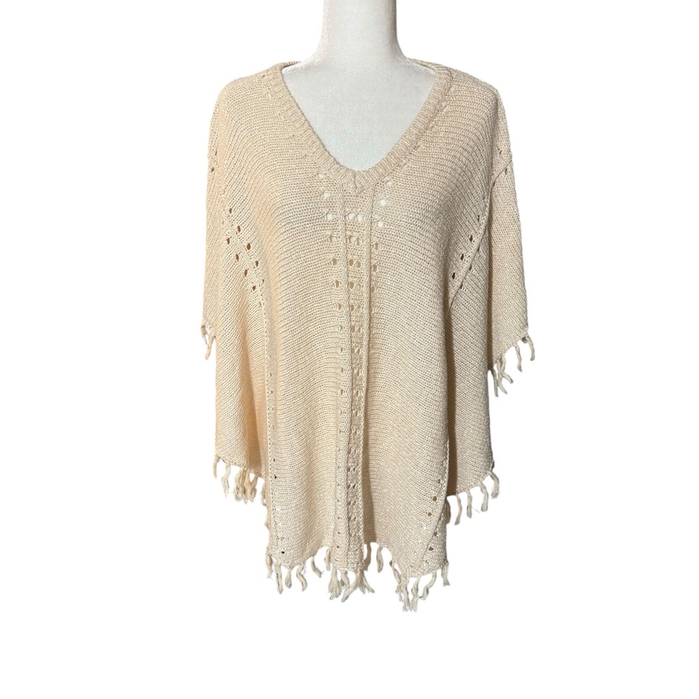 Loft Boho Sweater Poncho